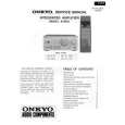 Cover page of ONKYO A-905X Service Manual