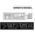 Cover page of ALPINE 7375/E Owner's Manual