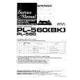 Cover page of PIONEER PL560 1985/1986 Version Service Manual