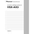 Cover page of PIONEER VSX-AX3-G/NKXJI Owner's Manual