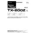 Cover page of PIONEER TX200Z Service Manual