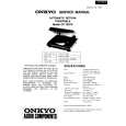 Cover page of ONKYO CP-1007A Service Manual
