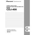 Cover page of PIONEER CDJ-400/TLFXJ Owner's Manual
