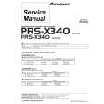 Cover page of PIONEER PRS-X340-2 Service Manual