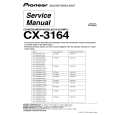 Cover page of PIONEER CX-3164 Service Manual