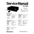 Cover page of TECHNICS SV360 Service Manual