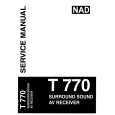 Cover page of NAD T770 Service Manual