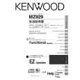 Cover page of KENWOOD MZ929 Owner's Manual