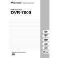 Cover page of PIONEER DVR-7000/WL Owner's Manual