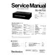 Cover page of TECHNICS SUAV700 Service Manual