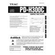 Cover page of TEAC PD-H300C Owner's Manual