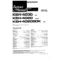 Cover page of PIONEER KEH4020/SDK Service Manual