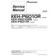 Cover page of PIONEER KEH-P6010R Service Manual