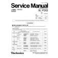 Cover page of TECHNICS SL-P202 Service Manual