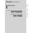 Cover page of PIONEER AVH-P6450CD/ES Owner's Manual