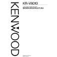 Cover page of KENWOOD KR-V8010 Owner's Manual