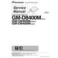 Cover page of PIONEER GM-D8400M/XS/ES Service Manual