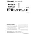 Cover page of PIONEER PDP-S13-LR/XIN1/E Service Manual