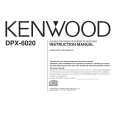 Cover page of KENWOOD DPX-6020 Owner's Manual