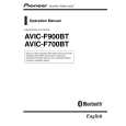 Cover page of PIONEER AVIC-F700BT/XS/EW5 Owner's Manual