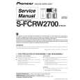 Cover page of PIONEER S-FCRW2700 Service Manual