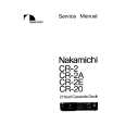 Cover page of NAKAMICHI CR2E Service Manual