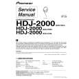 Cover page of PIONEER HDJ-2000/XZC1/CN5 Service Manual