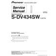 Cover page of PIONEER S-DV434SW/XJC/TA Service Manual