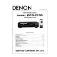 Cover page of DENON DCD2700 Service Manual
