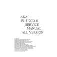 Cover page of AKAI PJ-417CD-II Service Manual