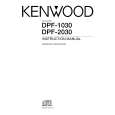 Cover page of KENWOOD DPF-1030 Owner's Manual