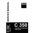 Cover page of NAD C350 Service Manual