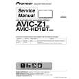 Cover page of PIONEER AVIC-Z1/UC Service Manual