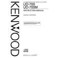 Cover page of KENWOOD UD-700 Owner's Manual