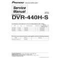 Cover page of PIONEER DVR-440H-S/WVXK5 Service Manual