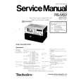 Cover page of TECHNICS RSM02 Service Manual