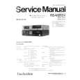 Cover page of TECHNICS RS-M265X Service Manual