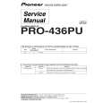 Cover page of PIONEER PRO-436P Service Manual
