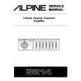 Cover page of ALPINE 3214 Service Manual