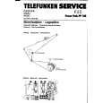 Cover page of TELEFUNKEN PP100 Service Manual