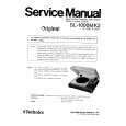 Cover page of TECHNICS SL-1000MK2 Service Manual