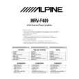 Cover page of ALPINE MRV-F409 Owner's Manual