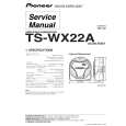 Cover page of PIONEER TS-WX22A/XCN1/EW7 Service Manual