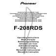 Cover page of PIONEER F208 Owner's Manual