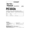 Cover page of PIONEER PDM426 Service Manual