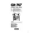 Cover page of AKAI GX-747 Owner's Manual