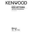 Cover page of KENWOOD KDC-BT7539U Owner's Manual