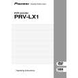 Cover page of PIONEER PRV-LX1/KU/CA Owner's Manual