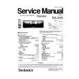 Cover page of TECHNICS SAAX6 Service Manual