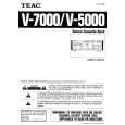 Cover page of TEAC V5000 Owner's Manual